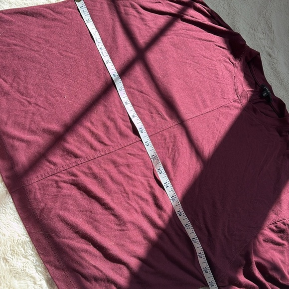 Dynamite Burgendy Long-Sleeved Size Medium Top - Picture 3 of 5